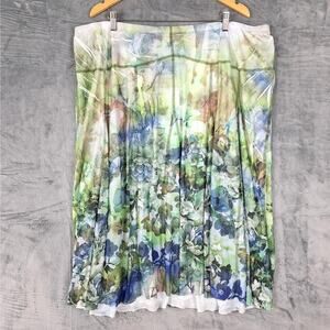 Womens Skirt 3X Forest Fairy Cottagecore Boho Bloomcore Hippie Festival Maxi NWT